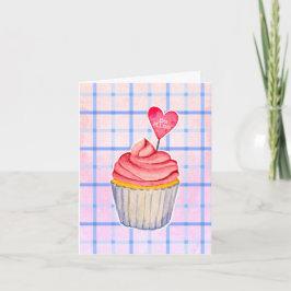Cupcake Valentijn Kaart