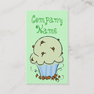 Cupcake Verticale Visitekaartjes