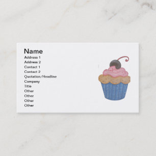 Cupcake Visitekaartje