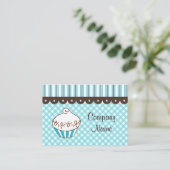 Cupcake Visitekaartje (Staand voorkant)