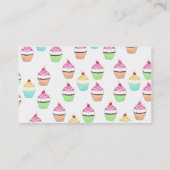 Cupcake-Visitekaartje Visitekaartje (Achterkant)
