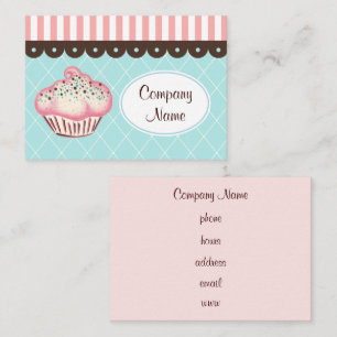 Cupcake-Visitekaartje Visitekaartje