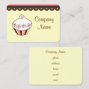 Cupcake Visitekaartjes