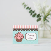 Cupcake Visitekaartjes (Staand voorkant)