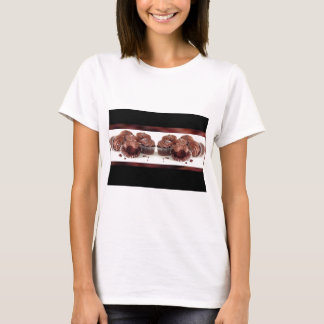 Cupcake-Visitekaartjes overeenkomend Shirt