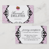 Cupcake-Visitekaartjes Visitekaartje (Voorkant / Achterkant)