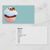 Cupcake-Visitekaartjes Visitekaartje (Voorkant / Achterkant)