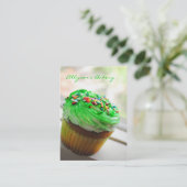 Cupcake-Visitekaartjes Visitekaartje (Staand voorkant)