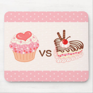 Cupcake VS Cheesecake Muismat