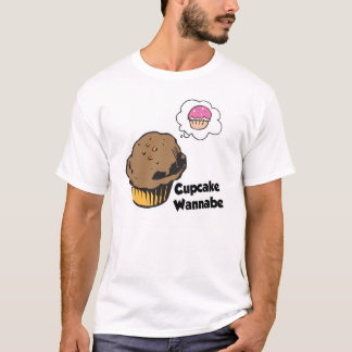 Cupcake Wannabe Muffin T-shirt