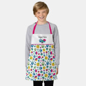 Cupcake Whimsical Illustration Pattern Schort (Gedragen)