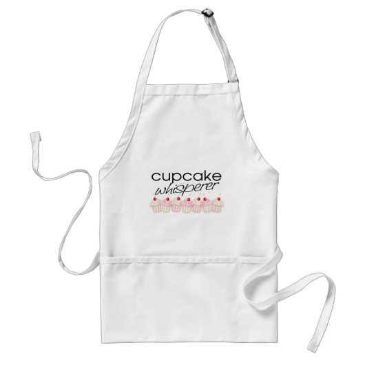 Cupcake Whisper Standaard Schort (Voorkant)