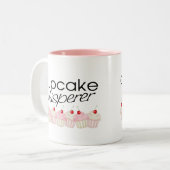 Cupcake Whisper Tweekleurige Koffiemok (Voorkant links)