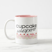 Cupcake Whisper Tweekleurige Koffiemok (Links)