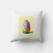 Cupcake yum ooh cupcake jeter oreiller (Verso)