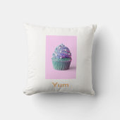 Cupcake yum ooh cupcake jeter oreiller (Recto)