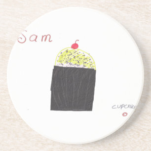 CUPCAKE ZANDSTEEN ONDERZETTER
