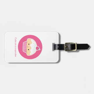 Cupcake, zo schattig als een cupcake bagagelabel
