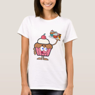 Cupcake zoet je dag t-shirt