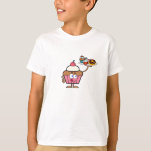 Cupcake zoet je dag t-shirt