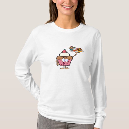 Cupcake zoet je dag t-shirt (Voorkant)