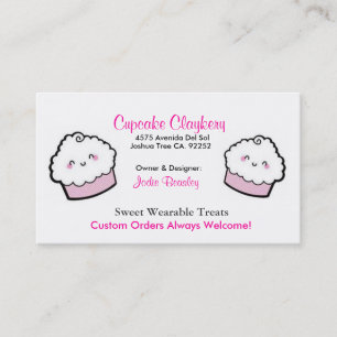 Cupcakes-1, Cupcakes-2, Cupcake Claykery, 4575 ... Visitekaartje