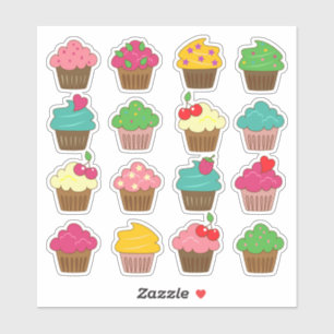 Cupcakes 2 Sticker