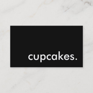cupcakes. (aanpasbare kleur) visitekaartje