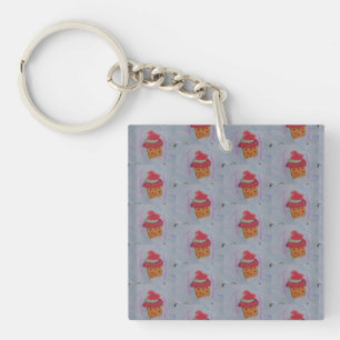 Cupcakes Acrylic Key Ring Sleutelhanger