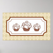 Cupcakes Art Print (Voorkant)
