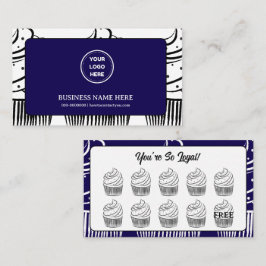 Cupcakes Bakkerij Coffee Shop Reward Point Klantenkaartje