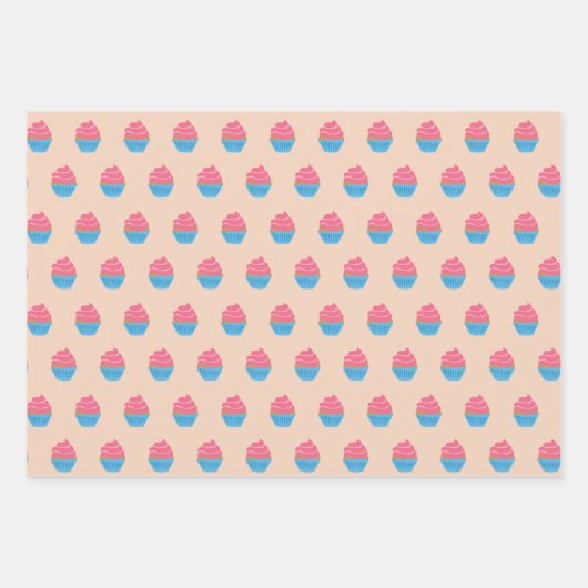cupcakes bakkerij inpakpapier (Voorkant)