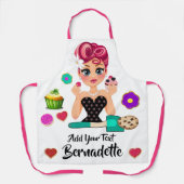 Cupcakes bakkerij schort (Voorkant)