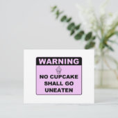 Cupcakes. Briefkaart (Staand voorkant)