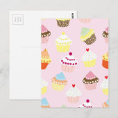 Cupcakes Briefkaart (Voorkant / Achterkant)