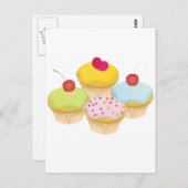 Cupcakes Briefkaart (Voorkant / Achterkant)