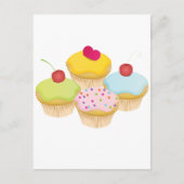 Cupcakes Briefkaart (Voorkant)