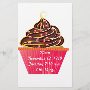 Cupcakes Briefpapier