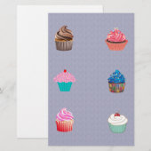 Cupcakes Briefpapier (Voorkant / Achterkant)