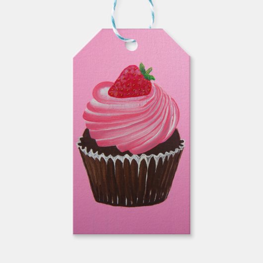 Cupcakes Cadeau Labels Cadeaulabel (Voorkant)