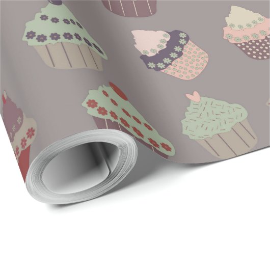 Cupcakes Cadeaupapier (Rol Hoek)