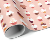 Cupcakes Cadeaupapier (Rol Hoek)