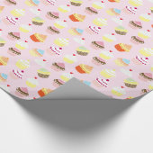 Cupcakes Cadeaupapier (Hoek)