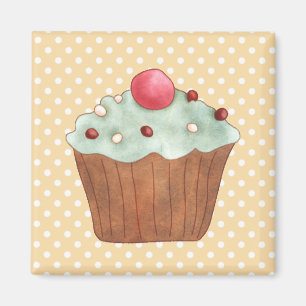 Cupcakes Cakes Pastry Magnet Magneet