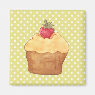 Cupcakes Cakes Pastry Magnet Magneet