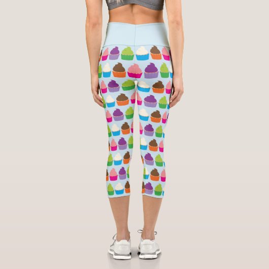Cupcakes - Capri Leggings (Verso)