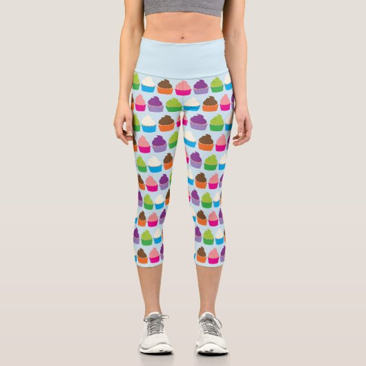Cupcakes - Capri Leggings (Recto)