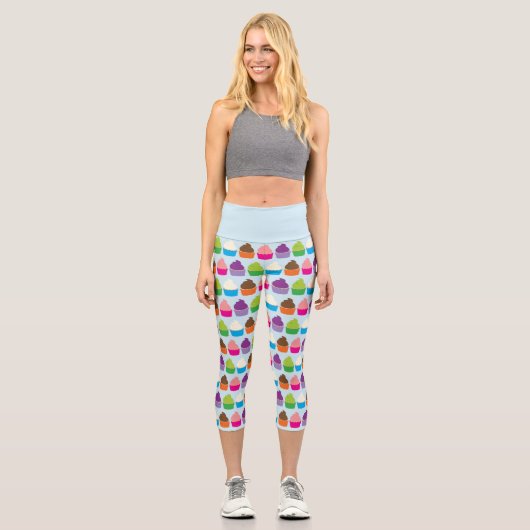 Cupcakes - Capri Leggings (Recto)