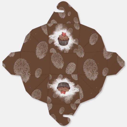 Cupcakes & Cheer: Gebak Bedankdoosjes (Ongevouwen)