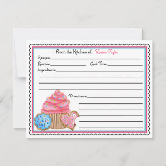 Cupcakes & Cookies Baking Cuisine Recette Cartes